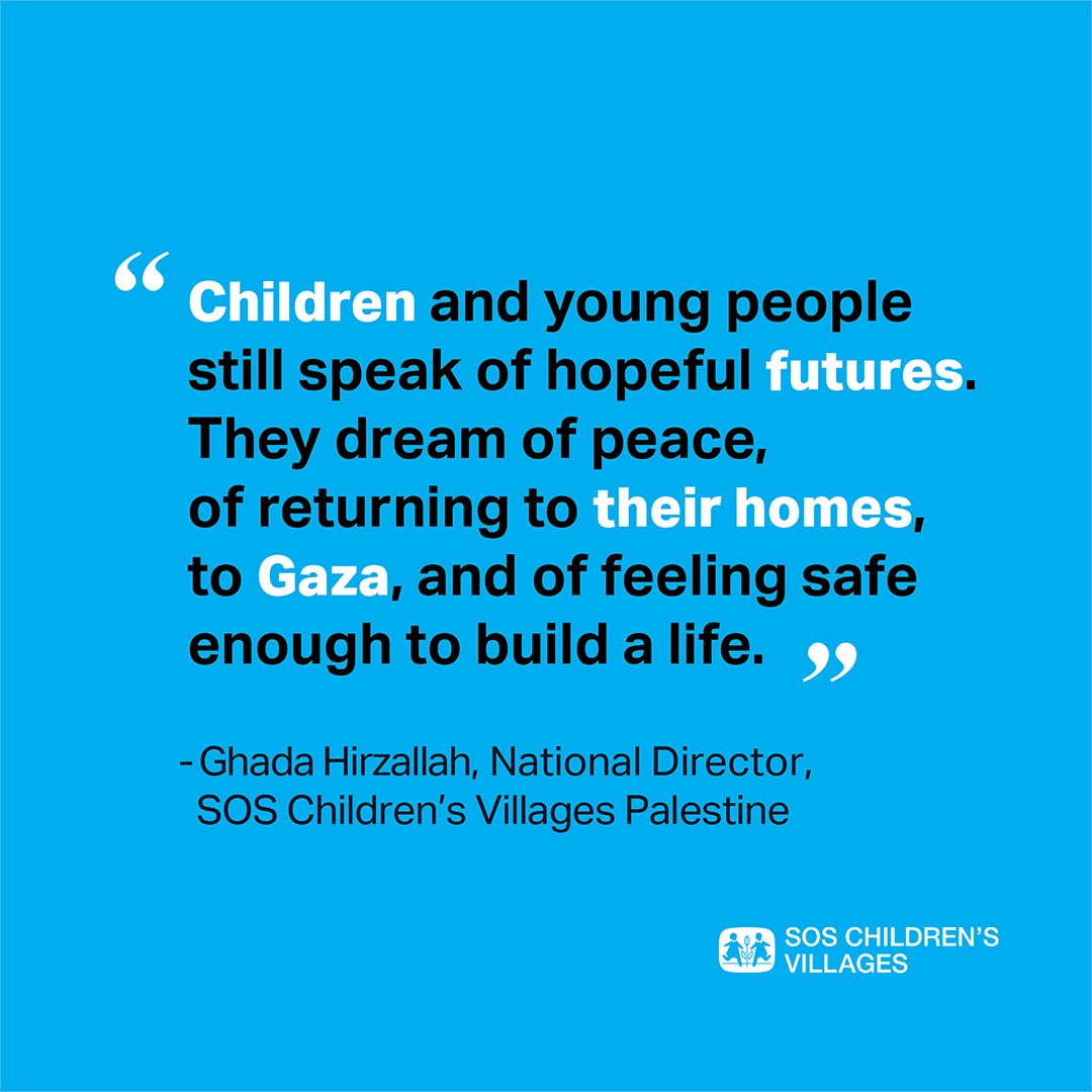 Today marks 500 days since SOS Children’s Villages evacuated 68 children, along with 11 caregivers and their families, from the SOS Children's Village in Rafah - now completely destroyed by Israeli bombardment.

Read the full press release: sos-childrensvillages.org/news/500-days-…
