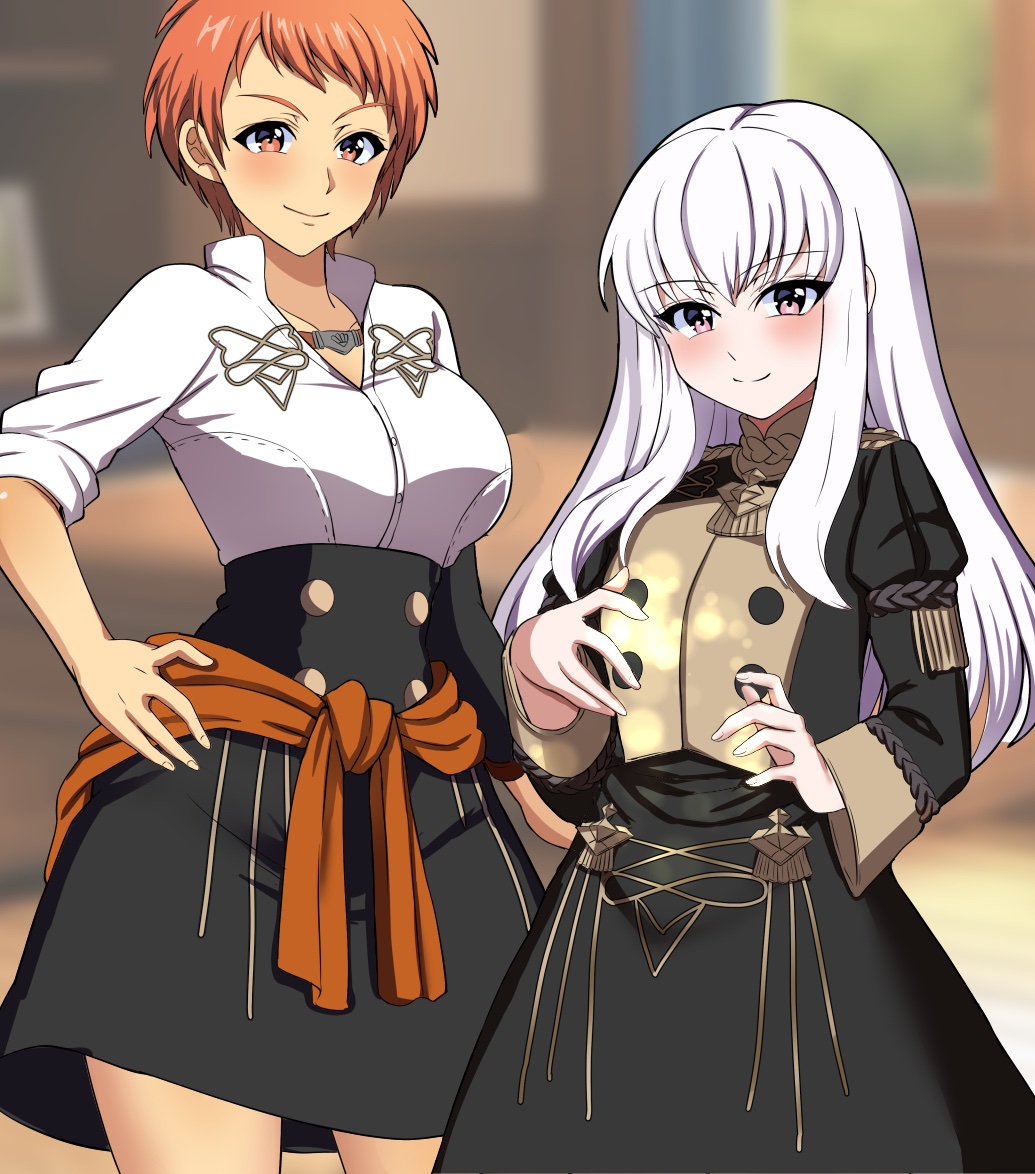 goma_tarata's tweet image. Leonie&amp;amp;Lysithea🧡🤍