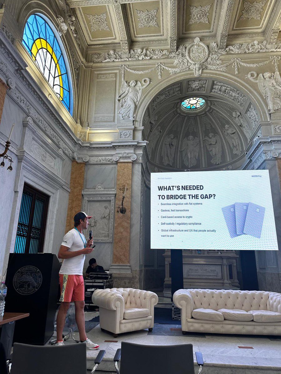 wirexapp's tweet image. What an event in Naples! 🇮🇹
We loved being part of @NapulETH as a sponsor, connecting with builders, sharing our vision on-stage, and deepening our roots in Italy, our newest EEA crypto hub.
Thanks to everyone who stopped by. Here’s a look at a few moments 👇
