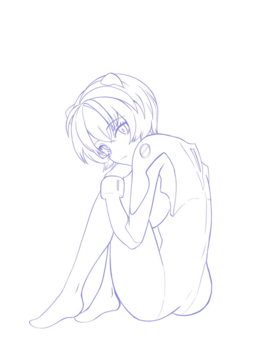 Niji_ando's tweet image. WIP.. Rei ayanami from Evangelion !
..lineart phase on procreate
#evangelion #reiayanami #procreateart