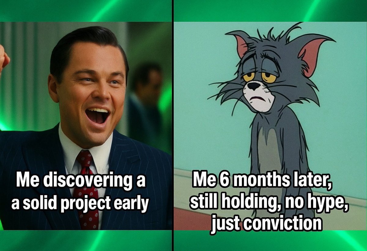 Ernestofweb3's tweet image. A harsh truth Behind Being Early ▼

Everyone wants to be early to next billion dollar narrative.

But no one wants to put in the work when it&apos;s still being built.

You say you want to support solid projects.

But the second the noise fades, so does your conviction.

Why?…