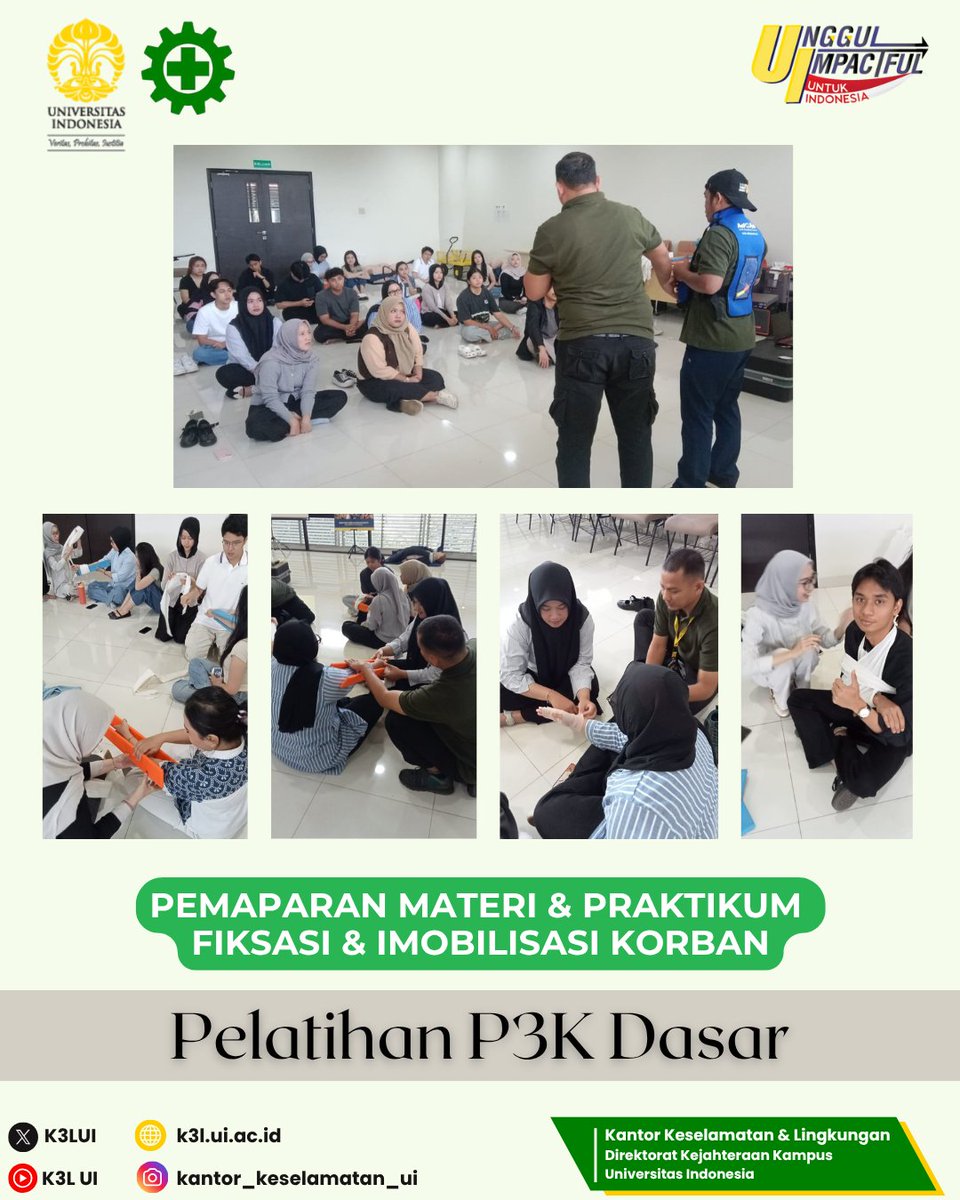 Kantor Keselamatan dan Lingkungan UI tweet media