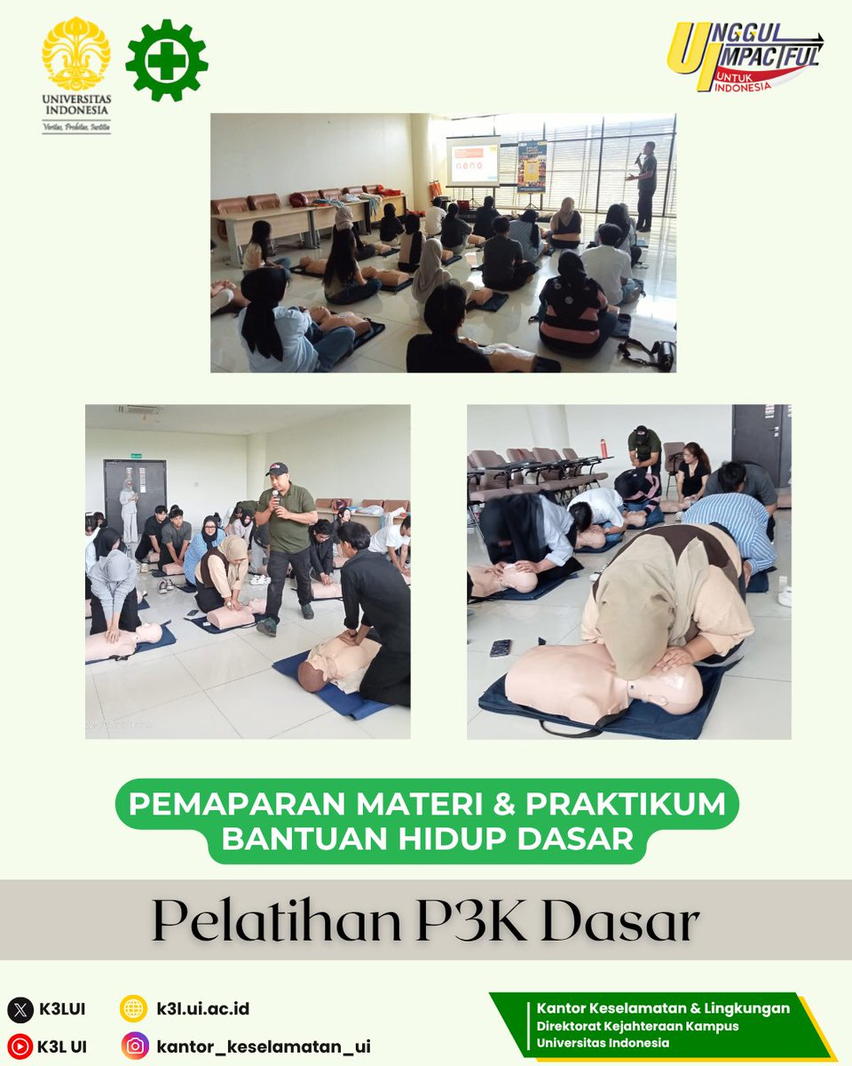 Kantor Keselamatan dan Lingkungan UI tweet media