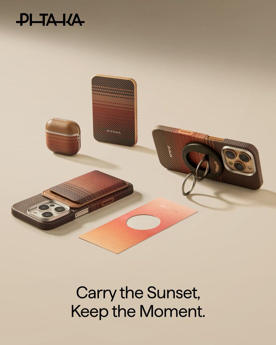 PITAKA Sunset Flash Sale: July 24, 5–9 PM.

Get the Sunset Collection, use code ”SUNSET“ for 15% off, and receive a complimentary bookmark: bit.ly/3GA4r35

Sunset in your hand. #pitaka #ipitaka #sunsetmoment