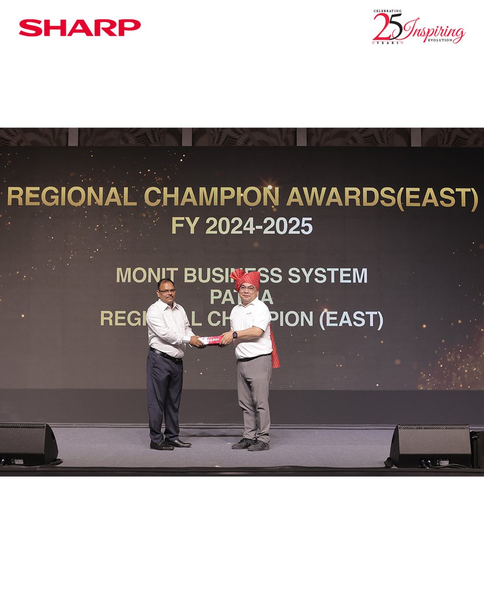 A Night of Recognition &amp; Celebration! 
The Award &amp; Gala Night at SHARP India’s Silver Jubilee Meet was a heartfelt tribute to the people who power our growth — our partners, performers, and passionate team members.
From outstanding contributions to unforgettable moments, we