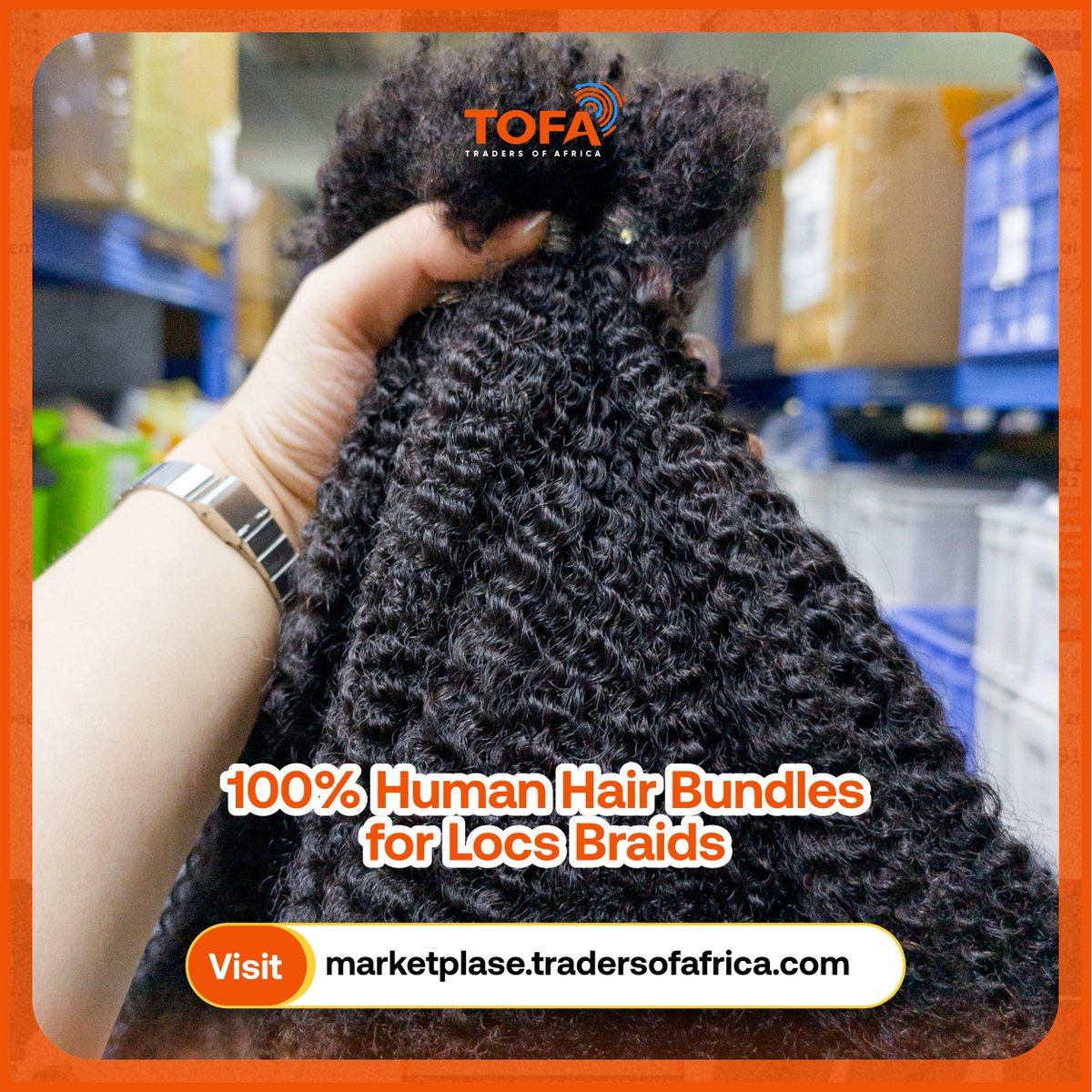 tofadotcom's tweet image. Achieve a flawless, natural look with 100% Human Hair Bundles for Locs &amp;amp; Braids!✨
Soft, tangle-free, and easy to style; perfect for protective hairstyles that last.
🛒Shop now at marketplase.tradersofafrica.com and elevate your hair game with premium quality!
#ShopNow #TofaMarketplace
