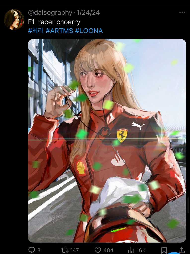 dalsography's tweet image. no need to participate in the f1 ai trend guys i got u.. and i will draw any member 4 u in any team 🙏