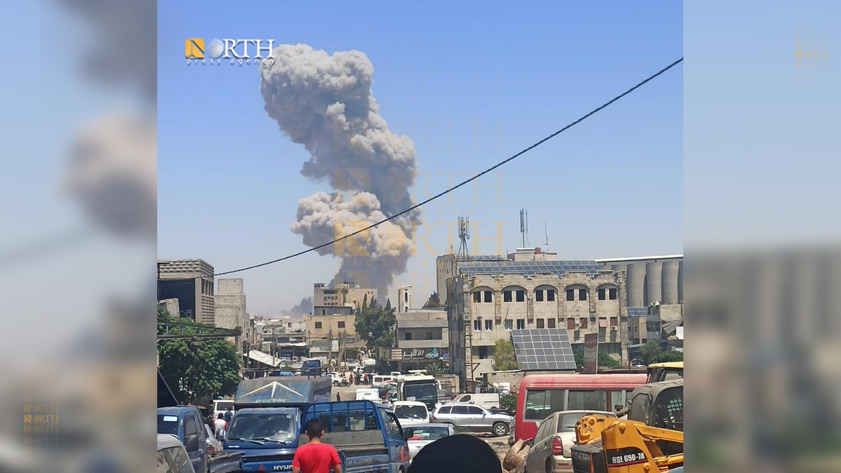 #عاجل #نورث_برس
مصادر نورث برس: انفجار مستودع ذخيرة في مدينة معرة مصرين شمال إدلب أدى لوقوع إصابات في صفوف المدنيين
