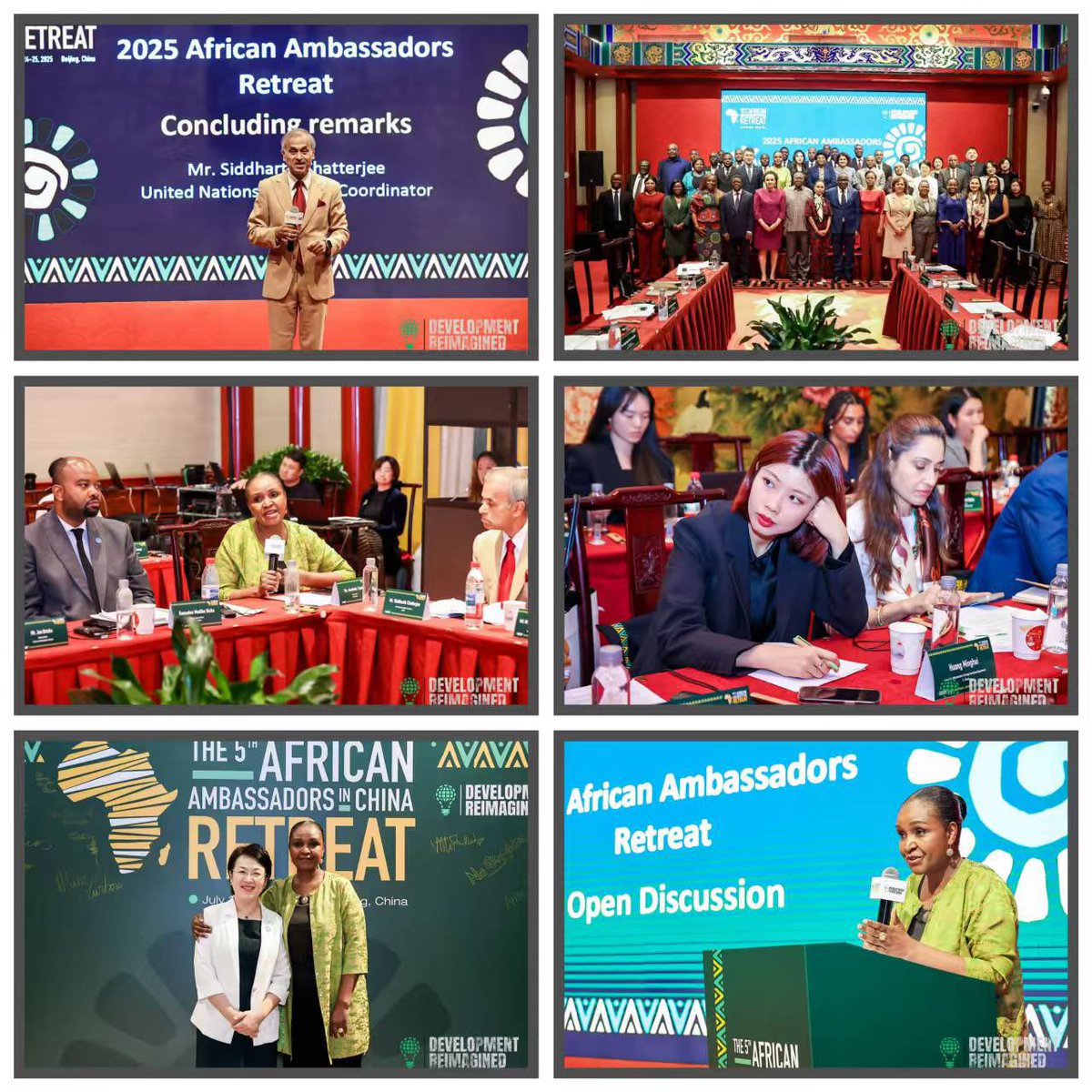 UNICEFChina's tweet image. Today, @UNICEFChina
Representative joined African Ambassadors at their 5th Annual Retreat co-convened by @DevReimagined & the Ambassador of Congo as FOCAC Co-Chair.
UN agencies shared their lessons learnt from working with partners in China to support Africa's development.
