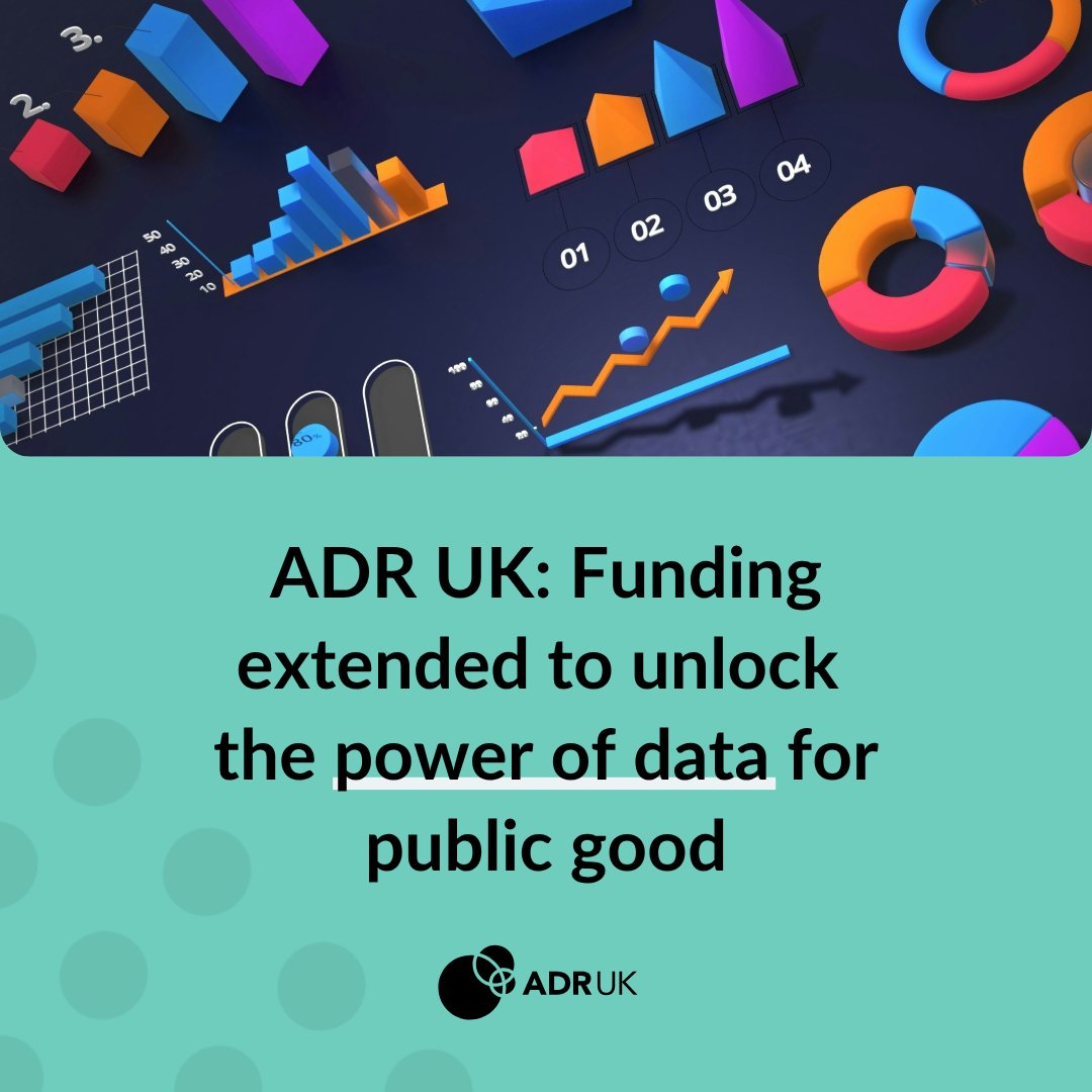 adr_uk's tweet image. 🚨 Funding extension confirmed for ADR UK!
This vital investment means we can unlock more evidence to improve policy and change lives, through:
🔍 Securely linked public sector data
🎓 Research fellowships & training
💡 Published policy insights
adruk.org/news-publicati…