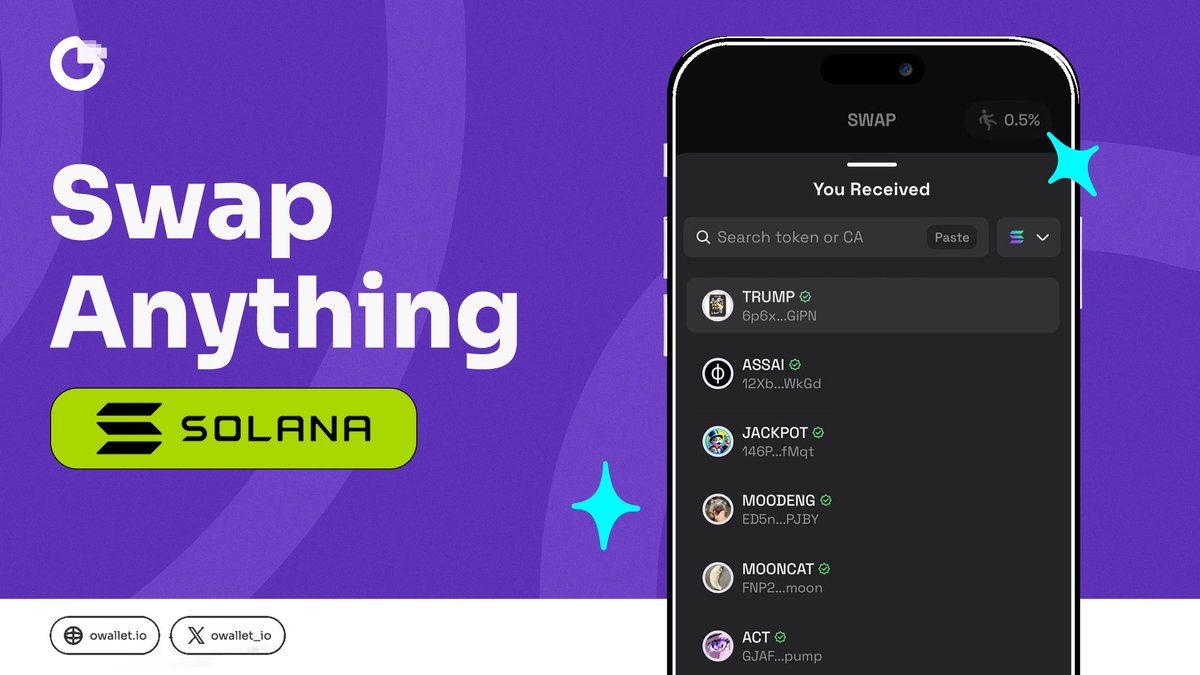 swap anything <a href="/solana/">Solana</a> 
manage anything <a href="/solana/">Solana</a> 
we've got it all 🔓✨ | owallet.io