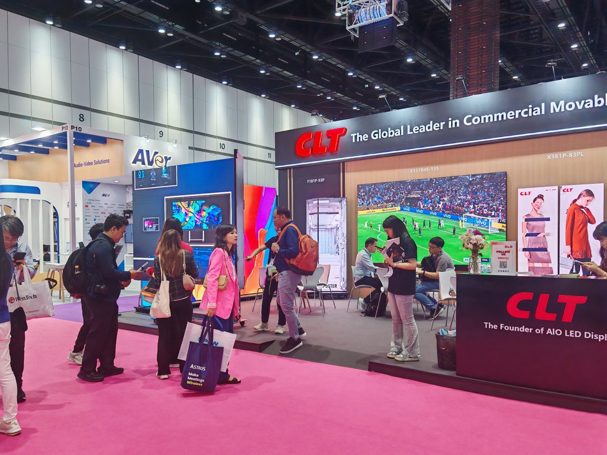 LedClt's tweet image. 🤩✌️The buzz at Infocomm Asia 2025 is still going strong on day two! We&apos;re continuing to introduce groundbreaking technologies, meet new people, and showcase our latest innovations. 

📅Tomorrow is the final day! Make sure to visit us at Booth N10 until July 25th

#CLT #CLTLED