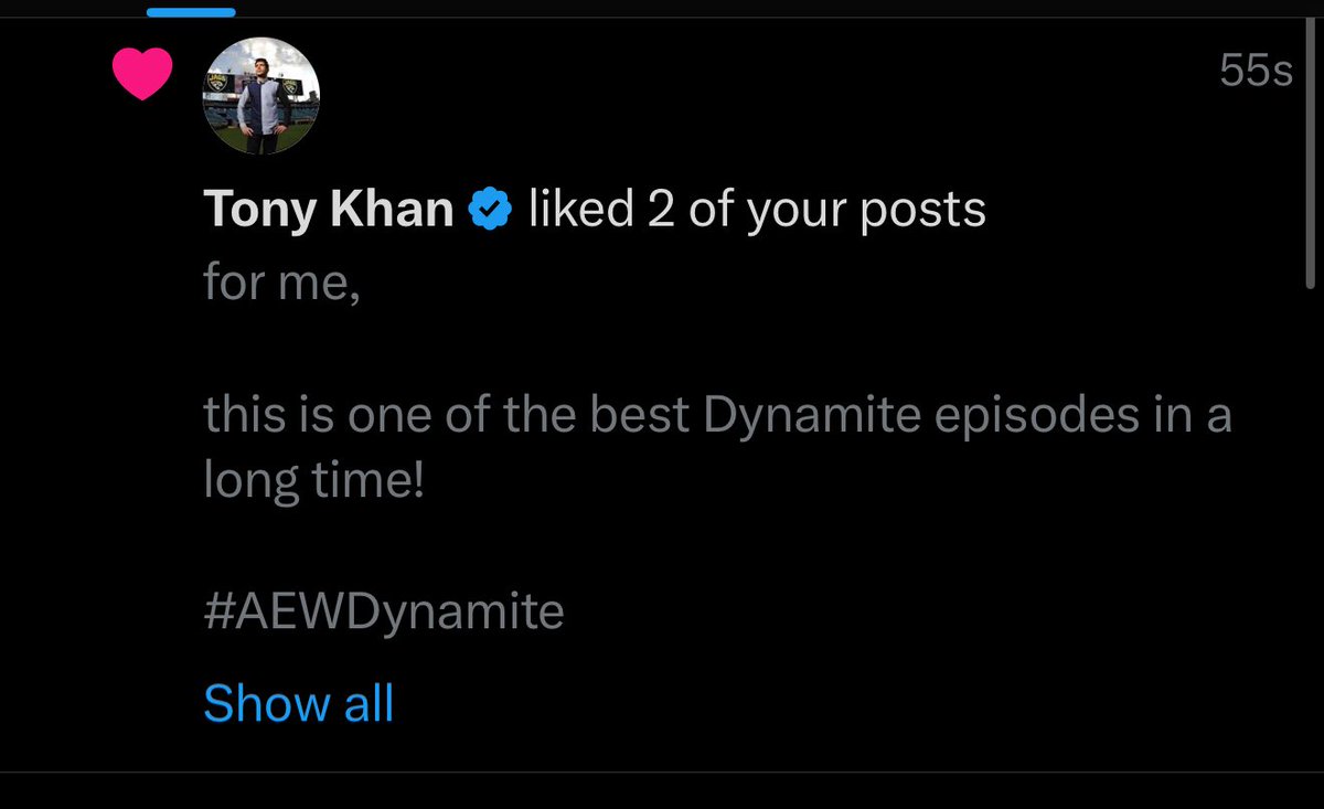smartestmark_'s tweet image. My
Life 
Is
Complete.

🤯 @TonyKhan 

#AEWDynamite