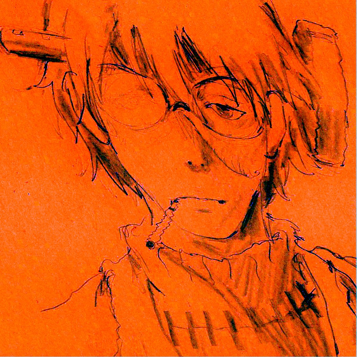 Stein pencil sketch