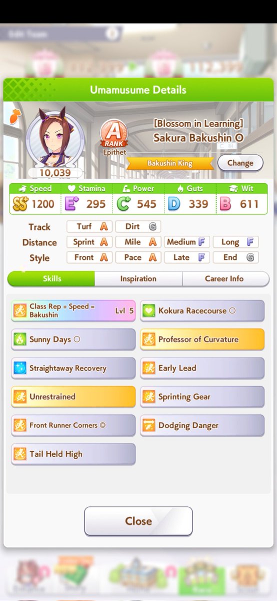 He__Dont's tweet image. First 10k! Now i gotta beat the record on Oguri Cap (or Matikane)