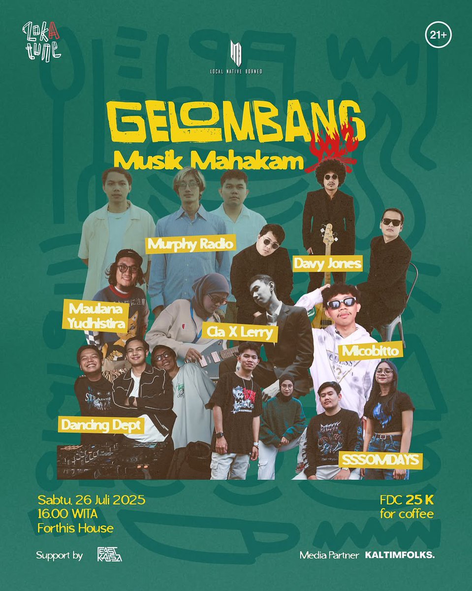 Buat bubuhan samarinda ada privilege bisa dengerin 2 lagu baru yang bakal kami bawain live !!!!