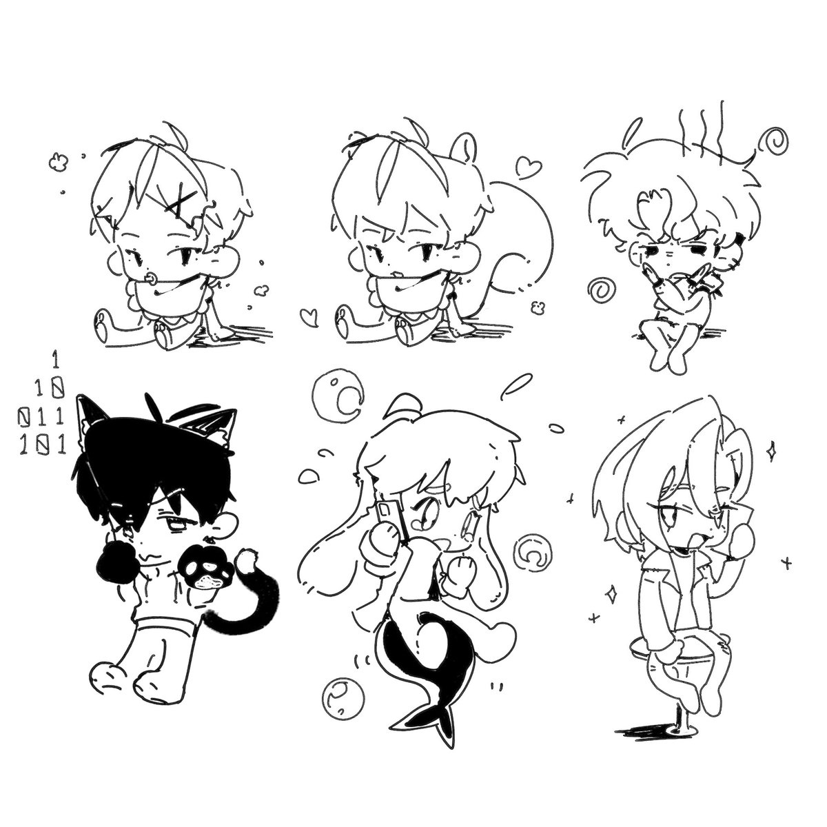 powpowmod's tweet image. 一个个变成动物吧 
#플레이브 #PLAVE
