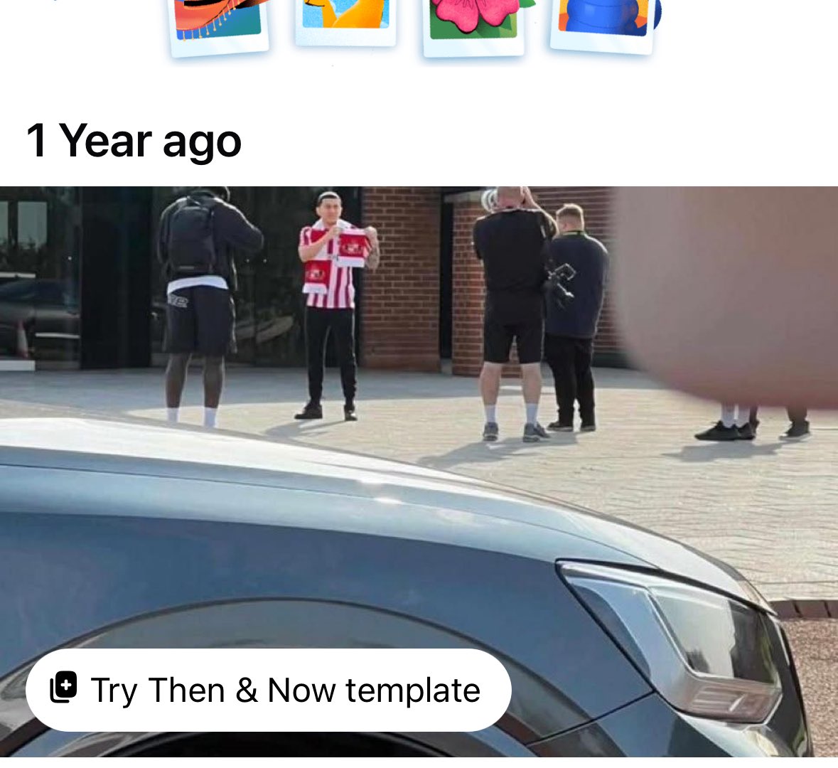 halfduffer's tweet image. Just popped up on my facebook…
what a difference a year makes…
#SAFC