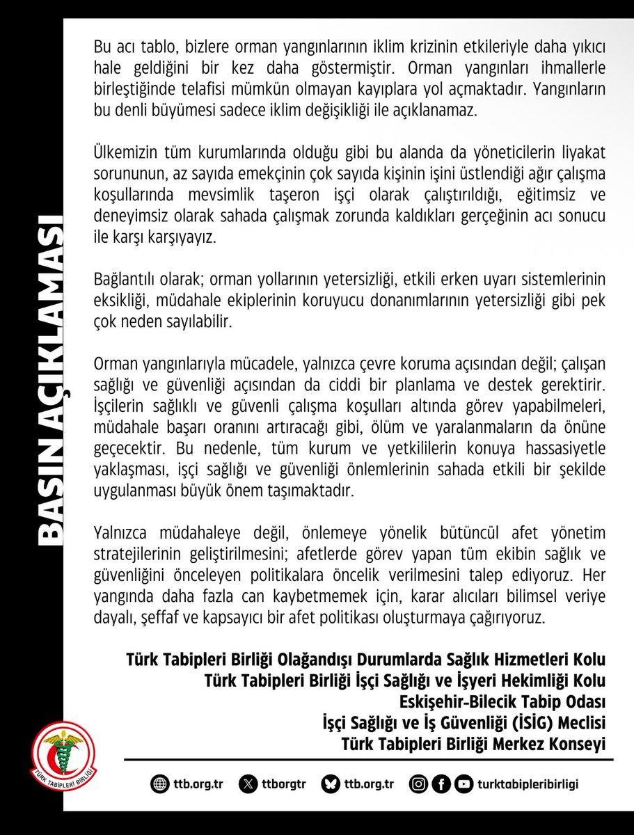 Acımız büyük, çok üzgünüz