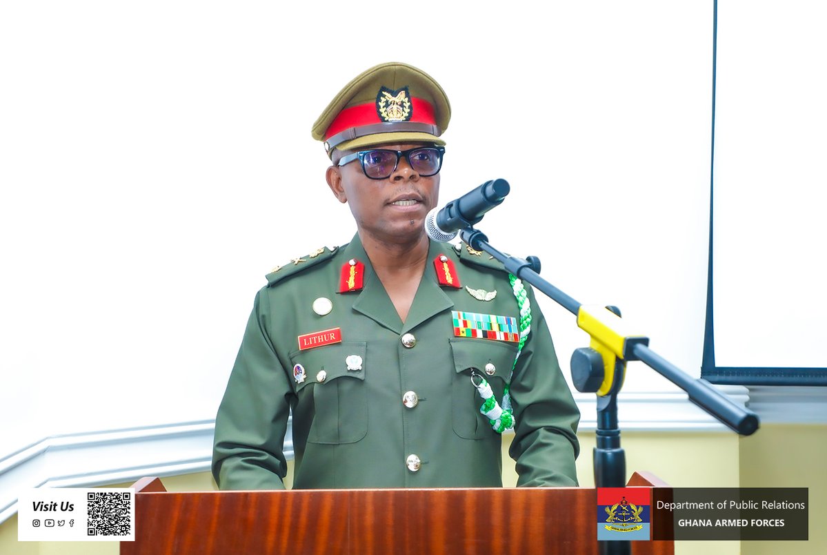 GhArmedForces's tweet image. The Minister for Defence, Honourable Dr Edward Omane Boamah, has paid a working visit to the Ghana Military Academy (GMA) at Whistler Barracks, Teshie, to familiarize himself with the operations of the Academy.
gafonline.mil.gh/news/defence-m…