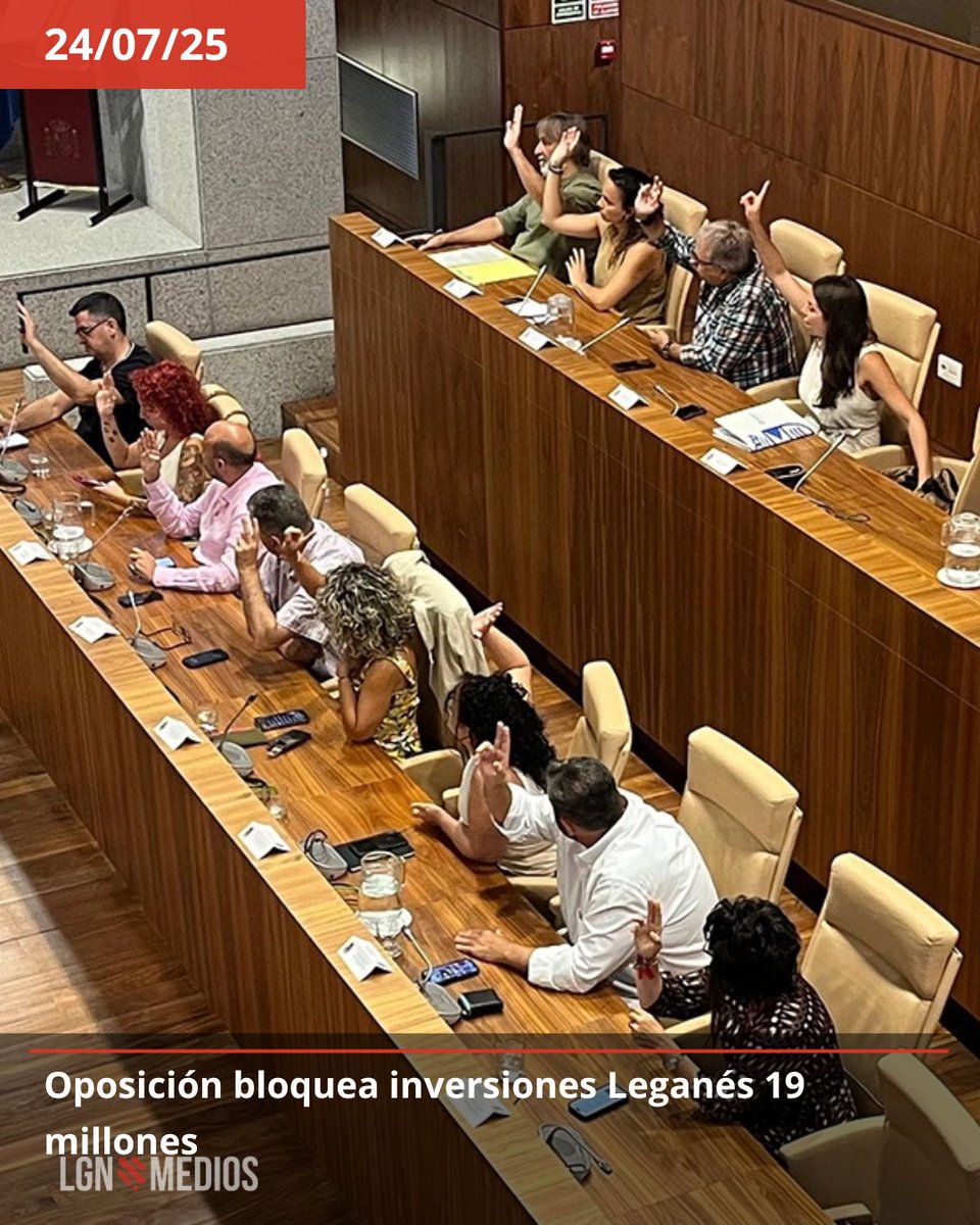 Oposición bloquea inversiones por 19 M€ en Leganés

Rechazadas obras en aceras, climatización, deporte y cultura.

📌 lgnmedios.com/oposicion-bloq…

#Leganés #InversionesPúblicas #AyuntamientoLeganés #PlenoMunicipal #PPULEG #Oposición #PolíticaLocal #LGNMedios