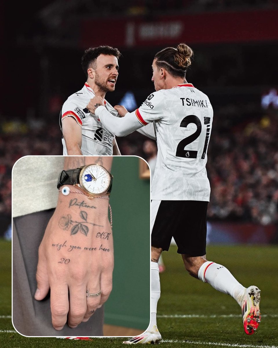 Olasport_'s tweet image. Kostas Tsimikas got a tattoo in honor of Diogo Jota. 🙏❤️
"Wish you were here. 20" 🕊️
