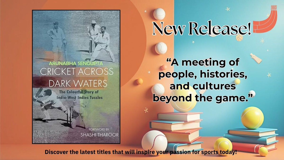 Ekamra Sports Literature Festival (@ekamrasportslit) on Twitter photo New Release:
Cricket Across Dark Waters
by <a href="/senantix/">Arunabha Sengupta</a>
A thrilling dive into the fiery rivalry and forgotten bonds between India and the West Indies. Released in March 2025.
Must Read For Cricket Fans.
#NewRelease #ESLF #SportsBook #Cricket #BooksWorthReading New Release:
Cricket Across Dark Waters
by <a href="/senantix/">Arunabha Sengupta</a>
A thrilling dive into the fiery rivalry and forgotten bonds between India and the West Indies. Released in March 2025.
Must Read For Cricket Fans.
#NewRelease #ESLF #SportsBook #Cricket #BooksWorthReading