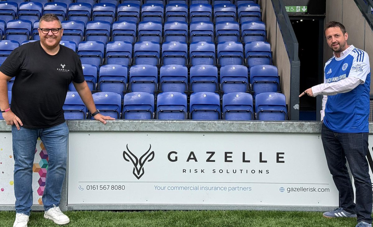 thesilkmen's tweet image. Commercial News ๐
Macclesfield FC are thrilled to unveil an exciting new partnership with @GazelleRisk , which will span until the summer of 2027.
๐- macclesfieldfc.com/latest-news/siโฆ
#againstallodds ๐
