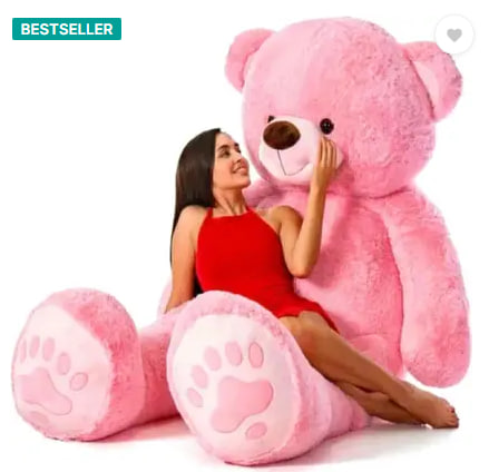 GrabOnIn's tweet image. 🧸 4ft Pink Teddy Bear for just ₹395! ✨🔥
Cuddle goals unlocked 💖

Grab yours now - grbn.in/eFfVVmQWB1

#TeddyBear #StuffedToys #GiftIdeas #BudgetBuy #DealAlert #CutenessOverload #SoftToys #ToyDeals #AffordableGifts #SnuggleTime