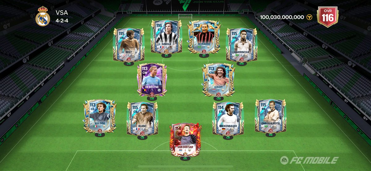 🚨TEAM UPDATE🚨

✅116 OVR DONE✅

🔥LATEST ADDITION 👇

🇫🇷SMOOTHEST ST GINOLA🇫🇷
🇧🇷SUPER FAST GARRINCHA🇧🇷
🇬🇪DRIBBLER GEORGE BEST🇬🇪

✨✨LETS WAIT FOR RAGNAROK NEXT PART🥳

👉🏻HOW IS UR TEAM LOOKING⁉️
#fcmobile <a href="/EASFCMOBILE/">EA SPORTS FC MOBILE</a> #FcMobile #MASTERYSERIES #Ragnarok 

<a href="/abhayv5545/">Abhay</a>