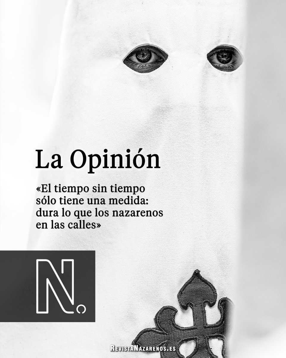 NazarenosReview's tweet photo. «La Opinión»

@Gremumal nos destaca la figura del nazareno como eje principal de la cofradía, claro sostén de nuestra Semana Santa, aunque quede al margen del protagonismo que destilan otros componentes del cortejo.

📸 @jaimerfz

#RevistaNAZARENOS
#LaSemanaSantaQueSeLee https://t.co/SOypqe2ceJ