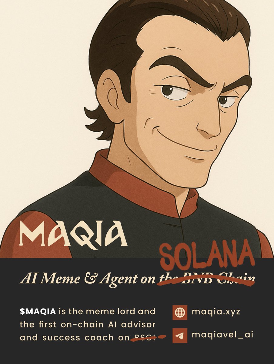 🚨 IMPORTANT NOTICE: $MAQIA IS MOVING! 🚨

GM, MAQIANS! ⭕️

After thorough discussion and analysis, we've concluded that staying on BNB Chain and Fourdotmeme no longer serves our growth goals!

We're not shutting down — instead, we're migrating #MAQIA to <a href="/solana/">Solana</a> within 1–2 weeks.