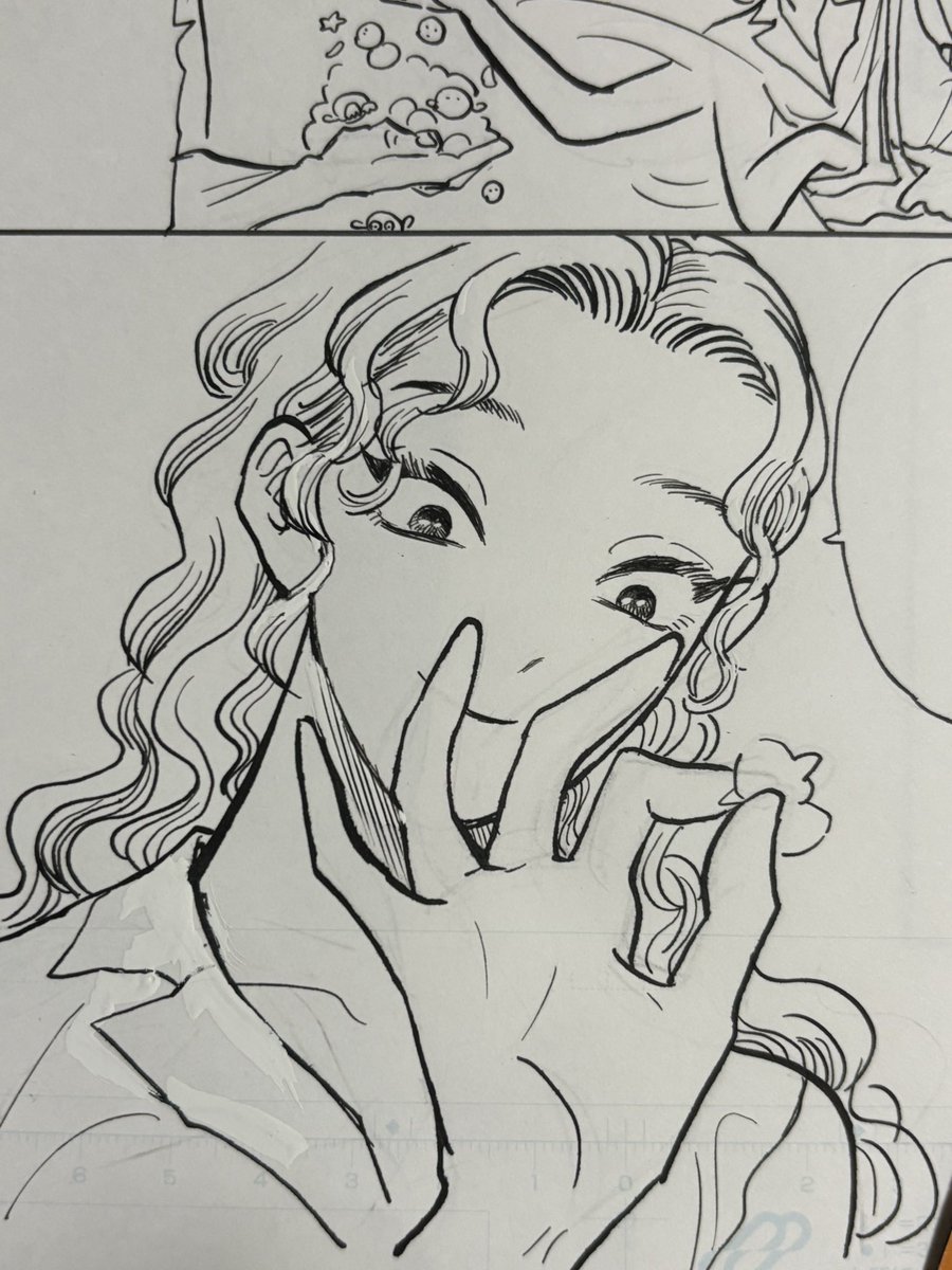 natsukosama's tweet image. 手描くの好き〜