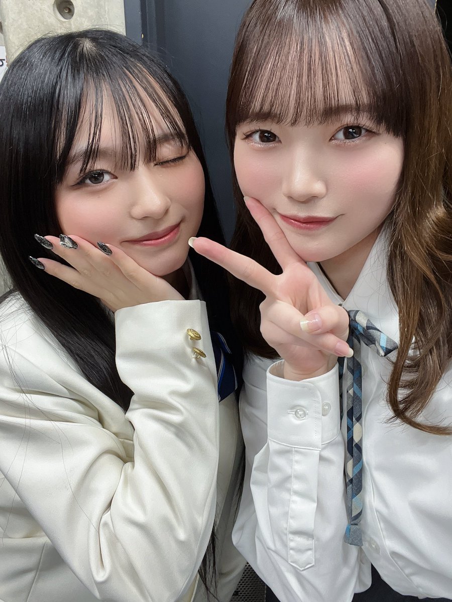 かわいすぎて2人まとめて抱きしめた
#桐原美月 #真鍋凪咲