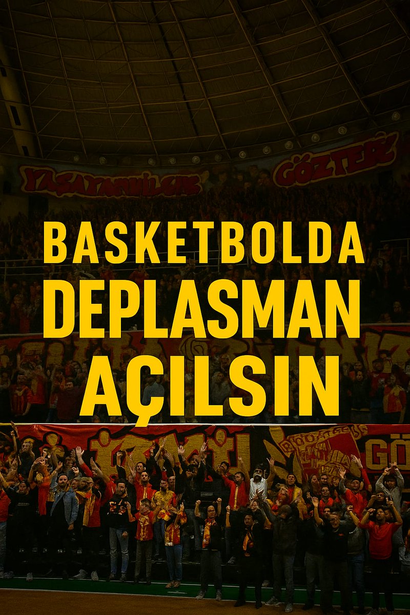 Özellikle takım oyunlarının bireysel sporlara göre TARAFTARLA sevildiği, benimsediği gerçeğini unutmadan ve insanların sevdasından ayrı kalmaması için basketbolda pandemiden beri kapalı olan deplasman tribünlerinin açılmasını istiyoruz. 
<a href="/TBF/">TBF</a>
#Göztepe 
#GöztepeBasketbol