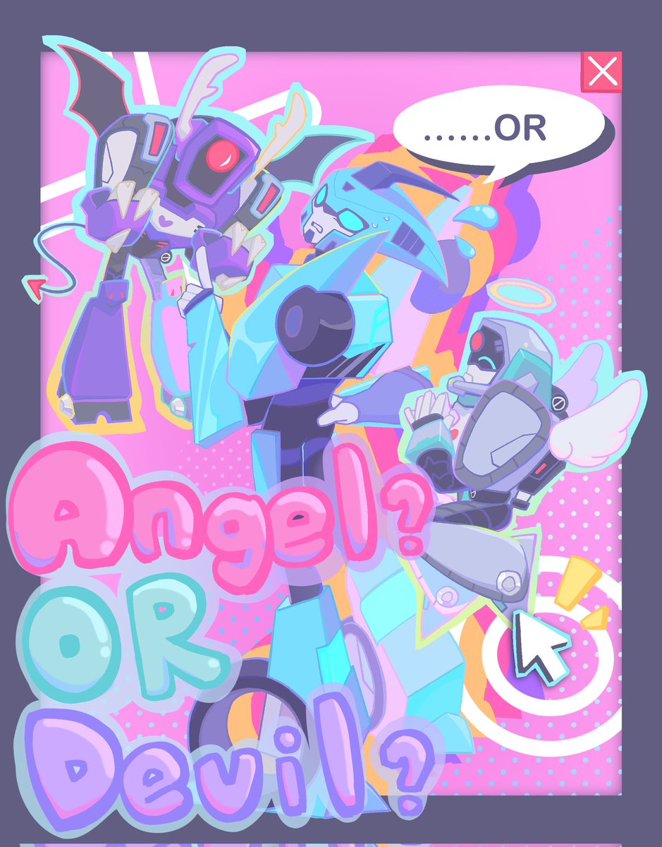 Raven163081's tweet image. 👼or😈?#Transformers #TransformersAnimated #shockblurr #Shockwave #blurr