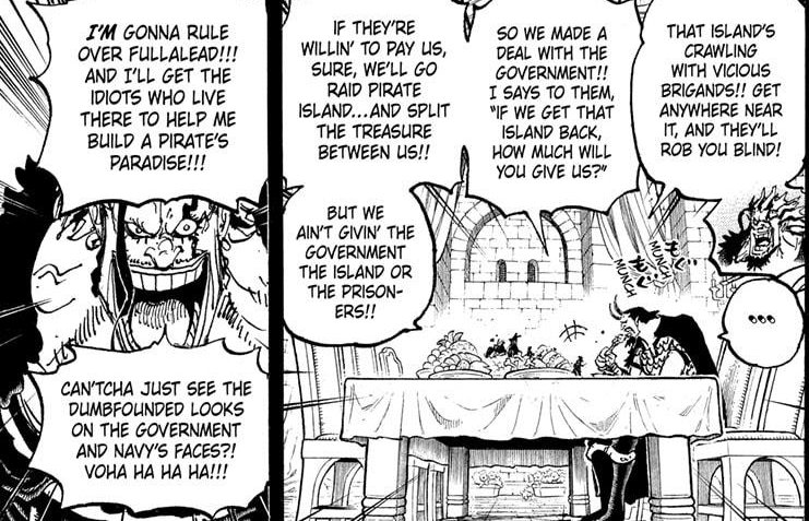 sandman_AP's tweet image. 💡In Japanese, Rocks speaks with a very rough tone—full of slang that signal street-level arrogance and lack of education. He sounds more like a rowdy gang leader than a pirate captain. His speech has a rhythmic, chant-like flow, hitting each line with dramatic pauses and energy.