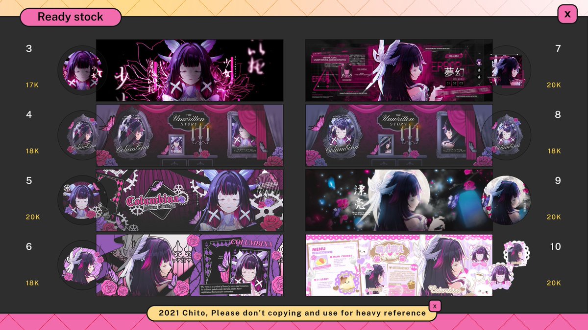 cheeydar's tweet image. Boleh bantu rt? terima kasih! 

Halo aku ada layout ready stock nod-krai yang bisa di take jam 19.10 nanti lewat DM! Untuk harga bisa dilihat di pictnya, no fee book yah! Paymentnya via qris. 

 #zonauang