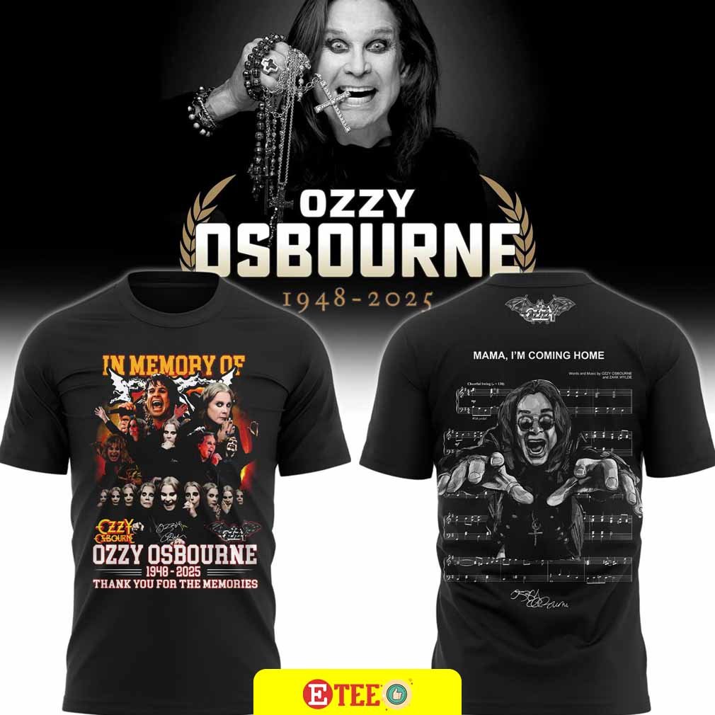 邦楽 ALCHEMY&PSF 20TH ANNIVERSARY CAMPAIGN Official Rest In Peace Ozzy Osbourne 1948-2025 Black Sabbath
