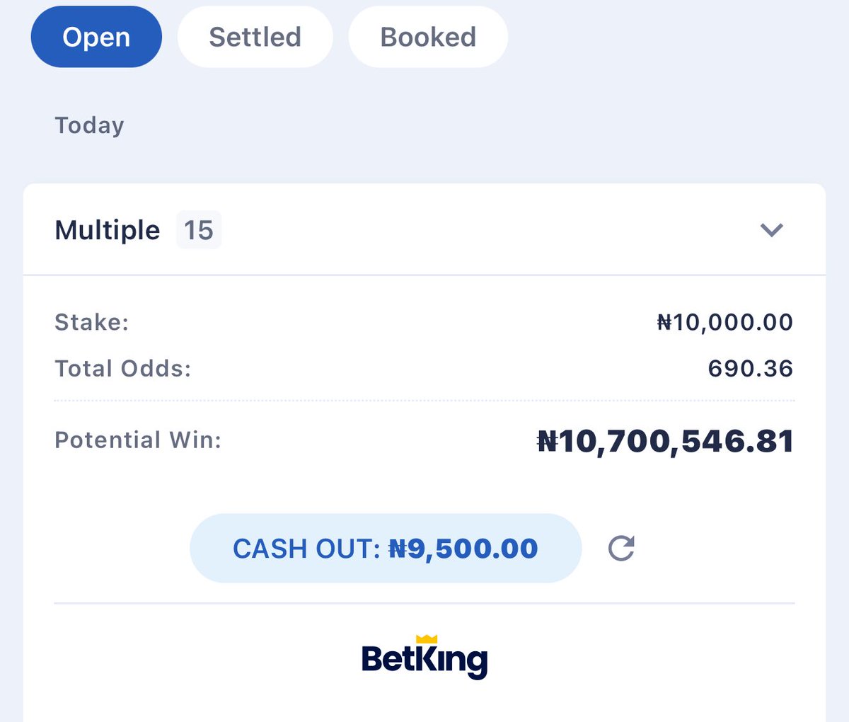 jayfund11's tweet image. 🏆🏀🎉congratulations in advance 🏆🏀
Amazing 690+ odds
Code. 8U2C78
Registered on 🏆BETKING use my promo code so you can have access to my Bet code don’t miss my game 🎊👍🏿🏆🎊👇👇
✔ Promocode: JAYFUND11
✔ Link: bit.ly/BETJAYFUND11
✔ +18 /
✔ bet responsibly