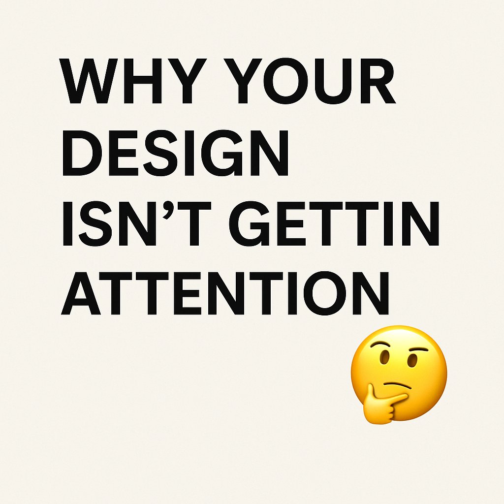 philemonobeng7's tweet photo. Your design isn’t getting attention?
💡 Maybe it’s too cluttered.
💡 Maybe the colors are off.
💡 Maybe the fonts confuse.

Good design isn’t just pretty—it’s purposeful.
Let’s fix that.
#DesignTips #FalconGraphics #ThursdayThoughts https://t.co/rIs9ab2ydw