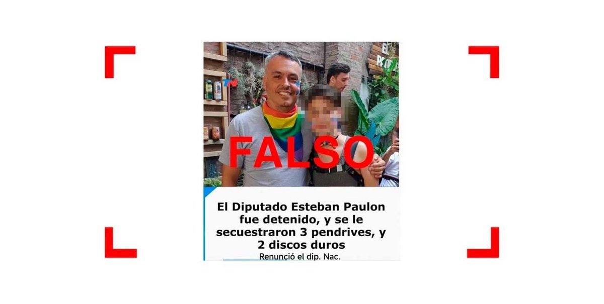 Es falsa esta placa sobre Esteban Paulón: el diputado nacional no renunció a su banca ni fue detenido ellitoral.com/politica/desin…