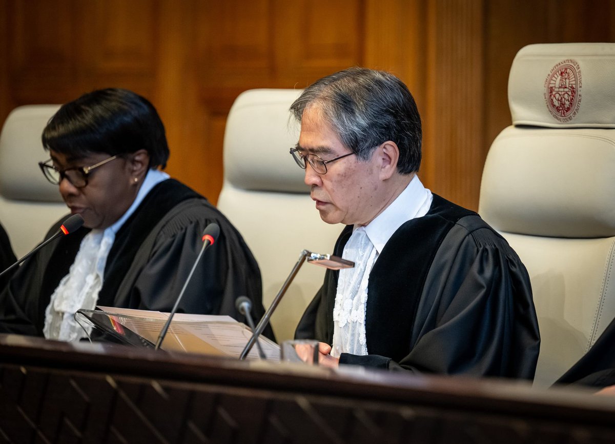 CIJ_ICJ's tweet image. MULTIMEDIA: Photos and videos of the swearing-in ceremony of Judge Mahmoud Daifallah Hmoud, a new Member of the #ICJ, held yesterday, are available here go.icj-cij.org/3TWfgzl
