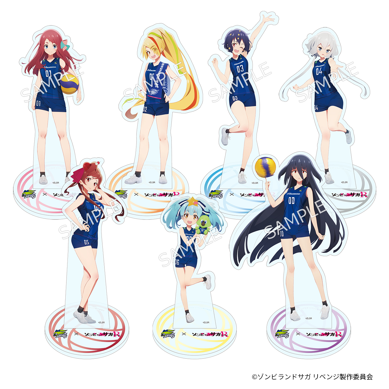 ゾンビランドサガ アクリルスタンド 〜久光スプリングススペシャルマッチver.〜 ゾンビランドサガ リベンジ アクリルスタンド～久光スプリングス