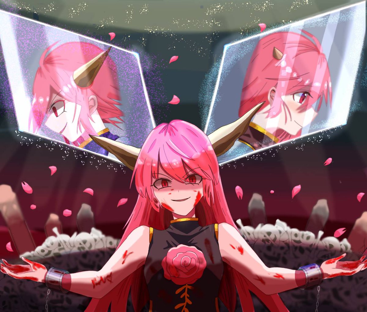 ibara_art's tweet image. #東方Project　#東方茨歌仙　#茨木華扇
東方茨歌仙15周年記念イラスト(シンプルver.)