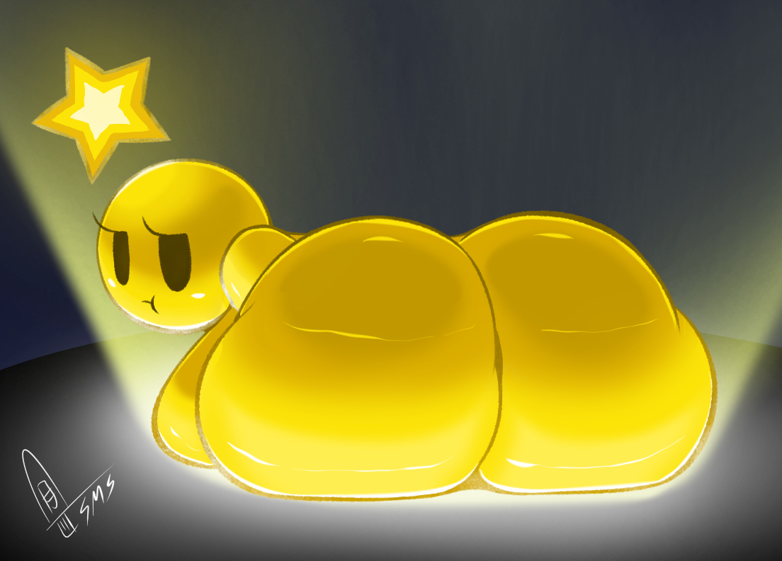 Starlow and her fat ass crossing from beyond the space dimension of wherever she's from 💫