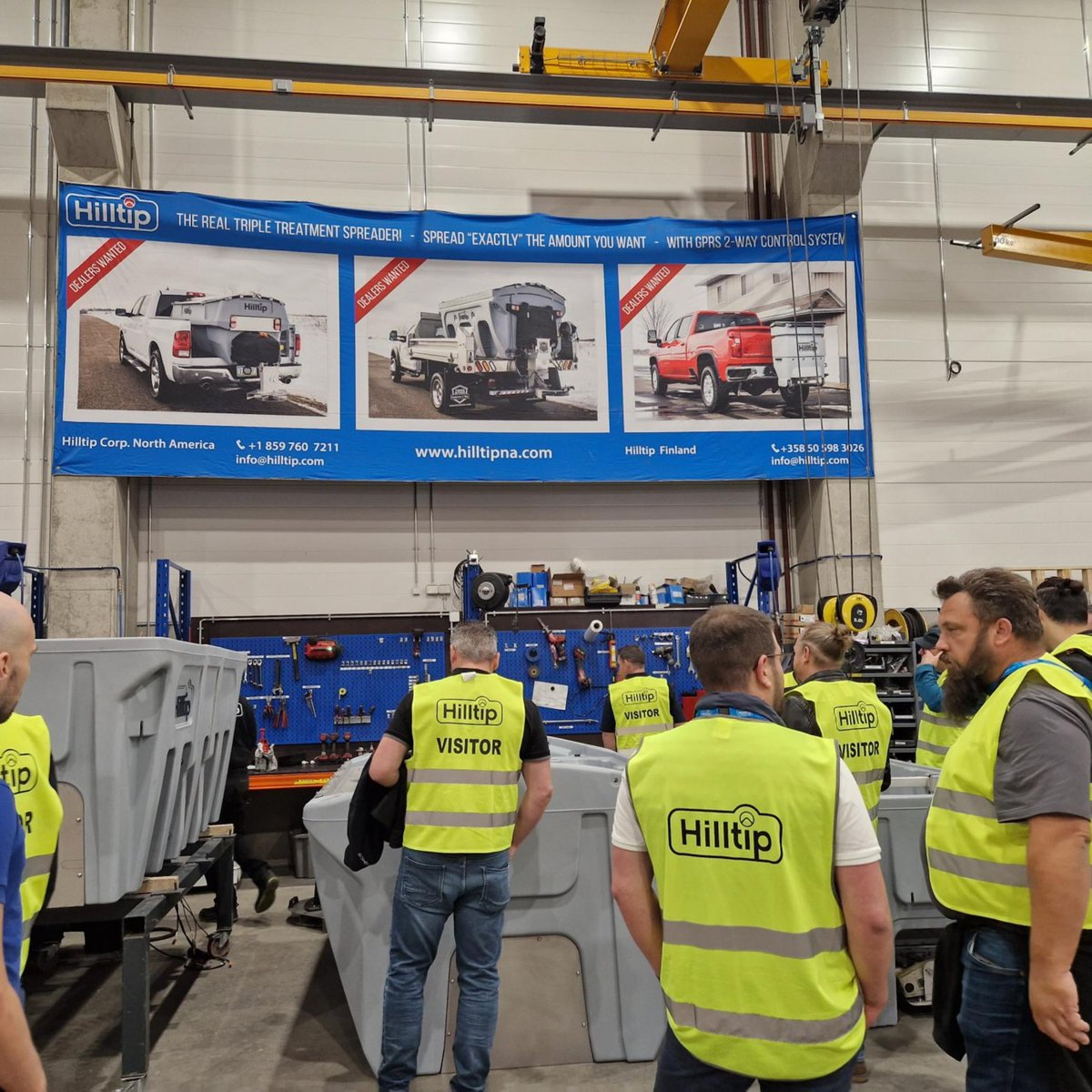 Our Large Equipment Manager Stephen Nicholl &amp; Engineering Supervisor Stephen Mcghee have recently returned from a trip to Finland visiting <a href="/Hilltip_tweet/">HillTip</a>  for their annual Dealership Meeting where they discovered new products, upcoming events and of course the sauna.