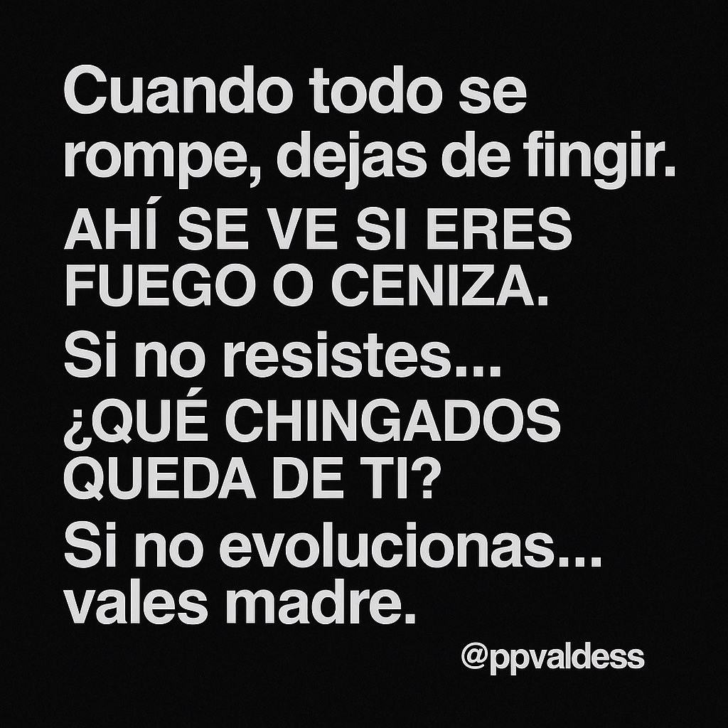 #BuenosDías #FelizJueves 

Fuego o ceniza, ¿qué eres?…
