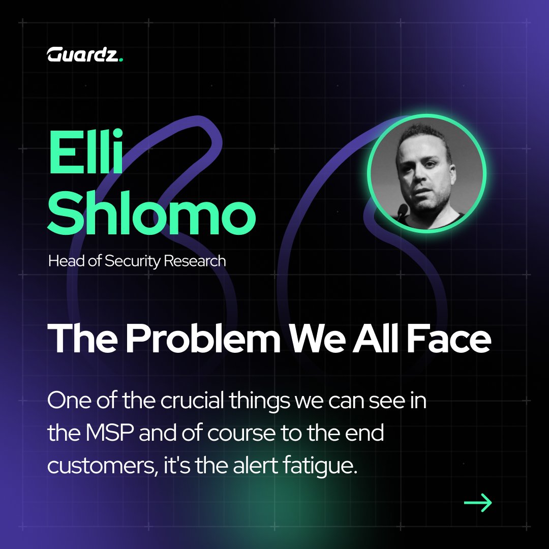 GuardzCyber's tweet image. 🔥In this high-energy, no-fluff webinar, our very own Elli Shlomo and Ariel Stolovich team up with Sriram Prasad from @SuperOps.AI to show how AI + human brains = the ultimate dream team for fighting cyber chaos.

🎥 ow.ly/N0If50WucL8

#MSP #Guardz #SuperOps