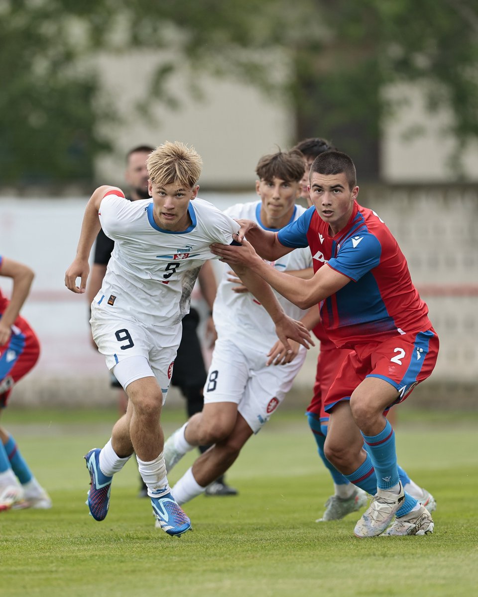 ceskarepre_cz's tweet image. 🇨🇿 16 I Reprezentace do 16 let bere bronz 🥉 z Memoriálu Františka Harašty! 👏 Rozhodující branku zařídíl ve 13. minutě Jakub Kovařík, který tak zajistil výhru 1:0 nad Viktorií Plzeň. ⚽